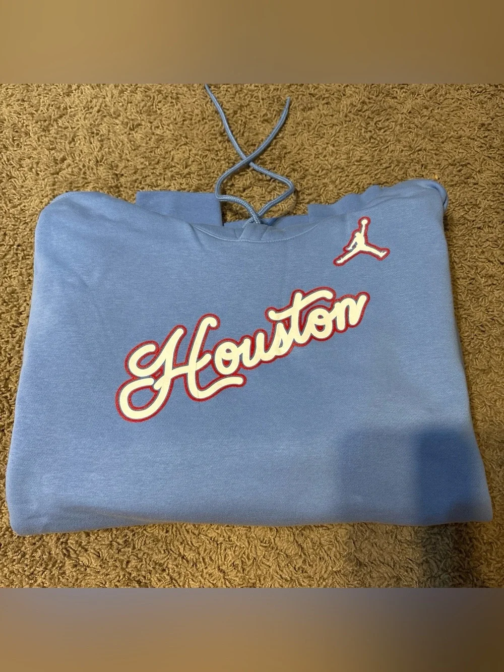Houston Light Blue mens Sweatshirt